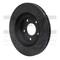 Dynamic Friction Co BRAKE ROTOR DRILLED AND SLOTTED BLACK 633-39023L - alternate 3
